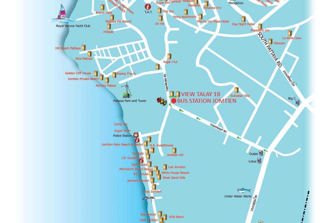 วิวทะเล 1บี เซอร์วิส อพาร์ตเมนท์ Apartment Pattaya ภายนอก รูปภาพ